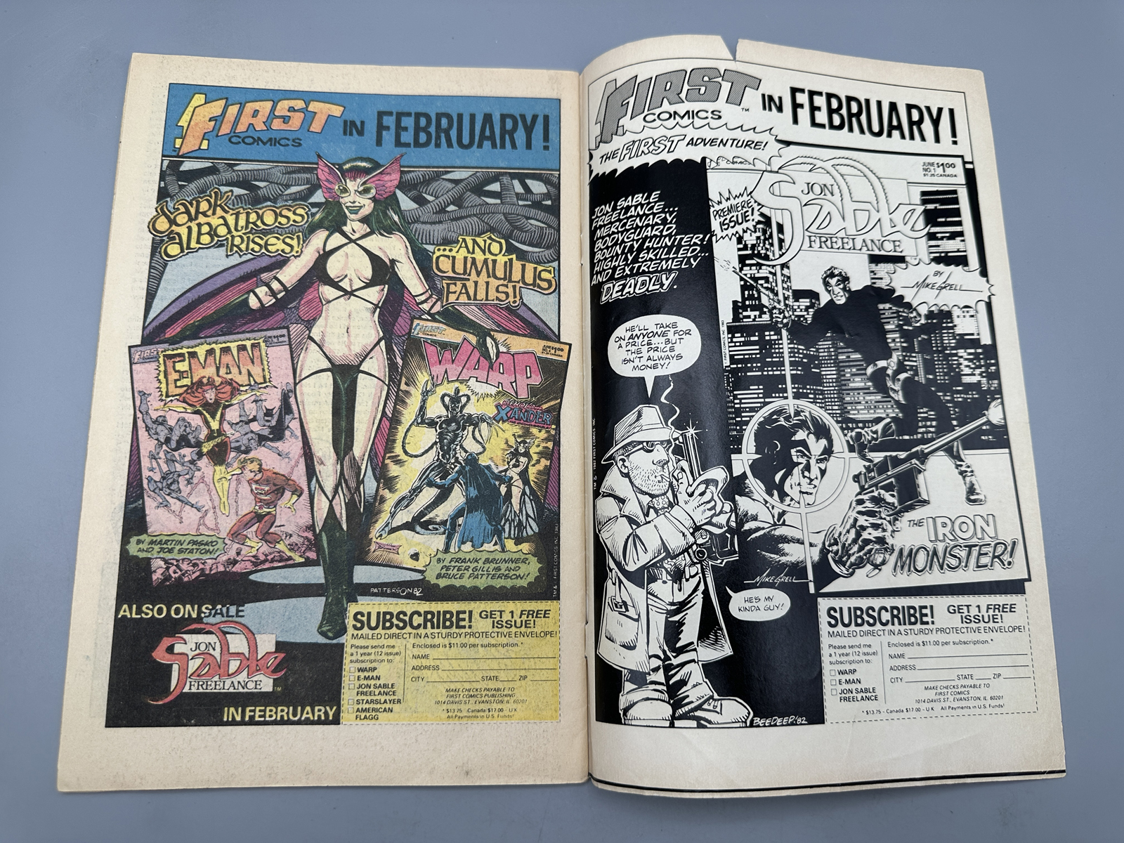 First Comics E-Man #2 (1983) - Parody of X-Men (The F-Men) - Joe Staton art