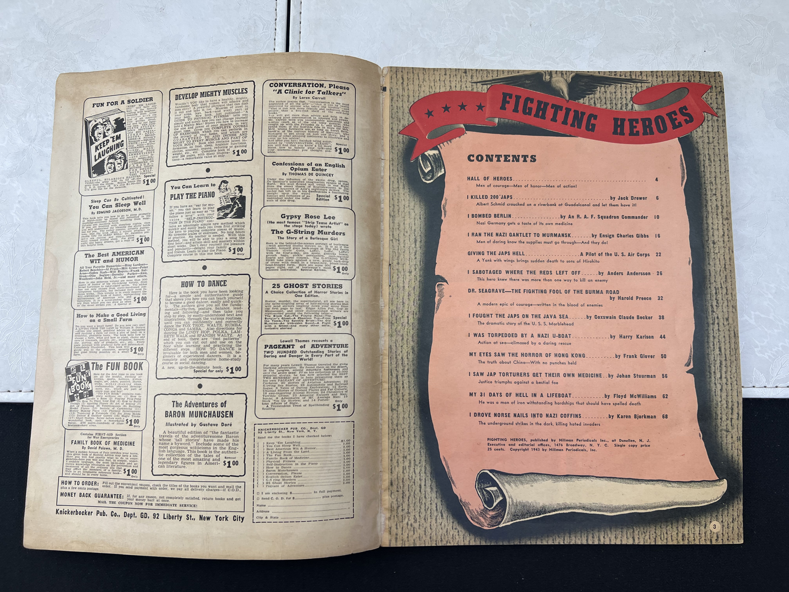 Hillman Periodicals Fighting Heroes - 1943
