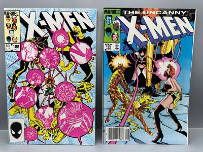 Marvel The Uncanny X-Men Comic Books #188 and 189