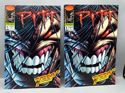 Image Comics Pitt #1 (1993) Lot of 2 - 1st appearance and origin of Pitt - Dale Keown art