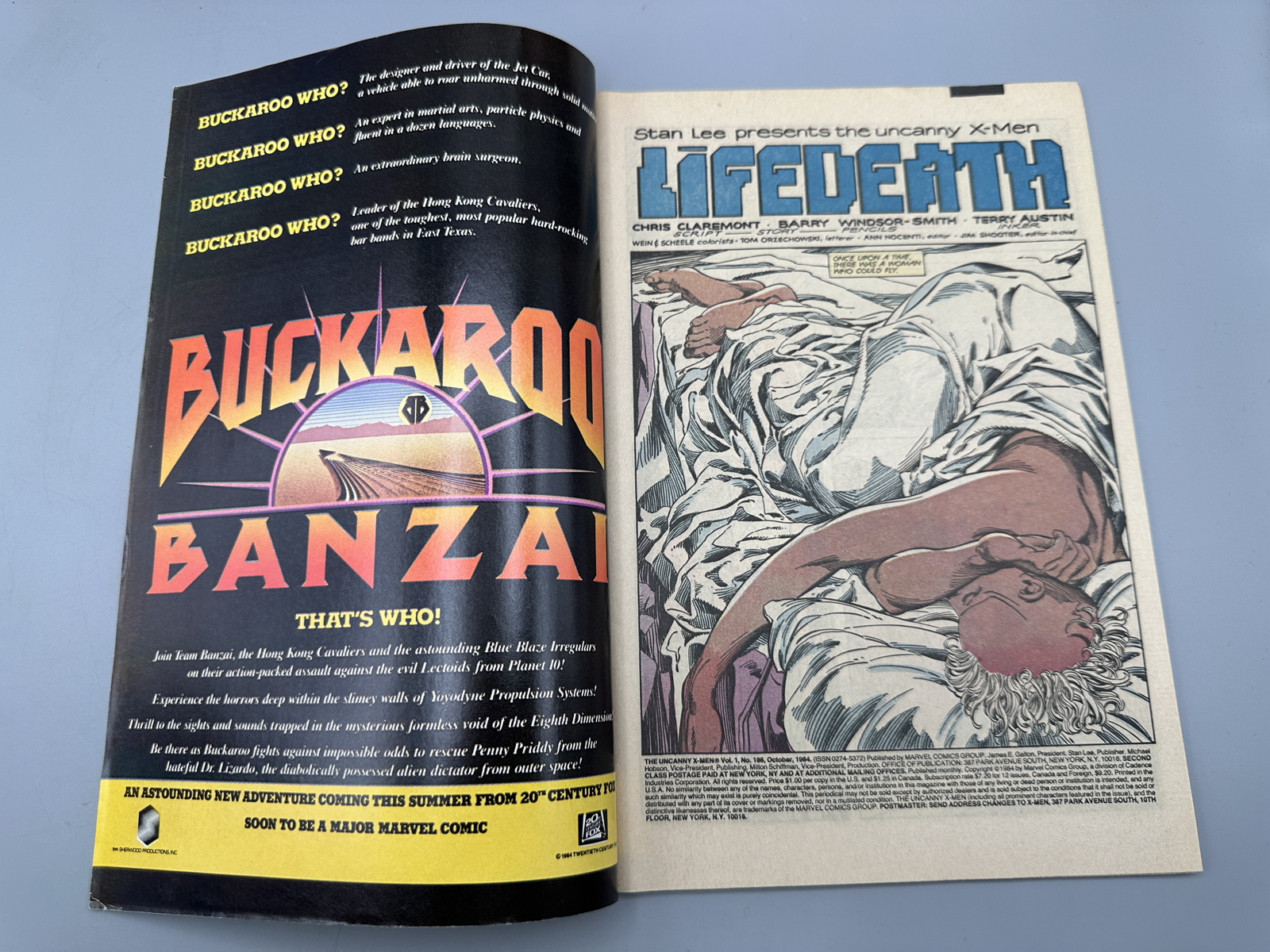 Marvel The Uncanny X-Men Comic Books #186 and 187 October and November 1984
