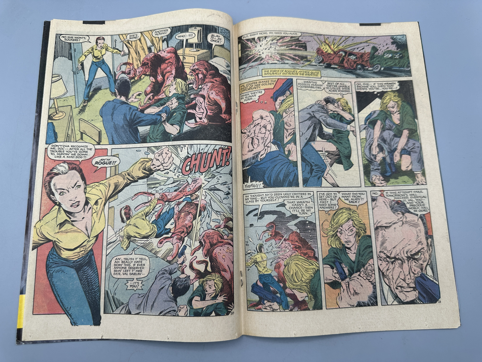 Marvel The Uncanny X-Men Comic Books #186 and 187 October and November 1984