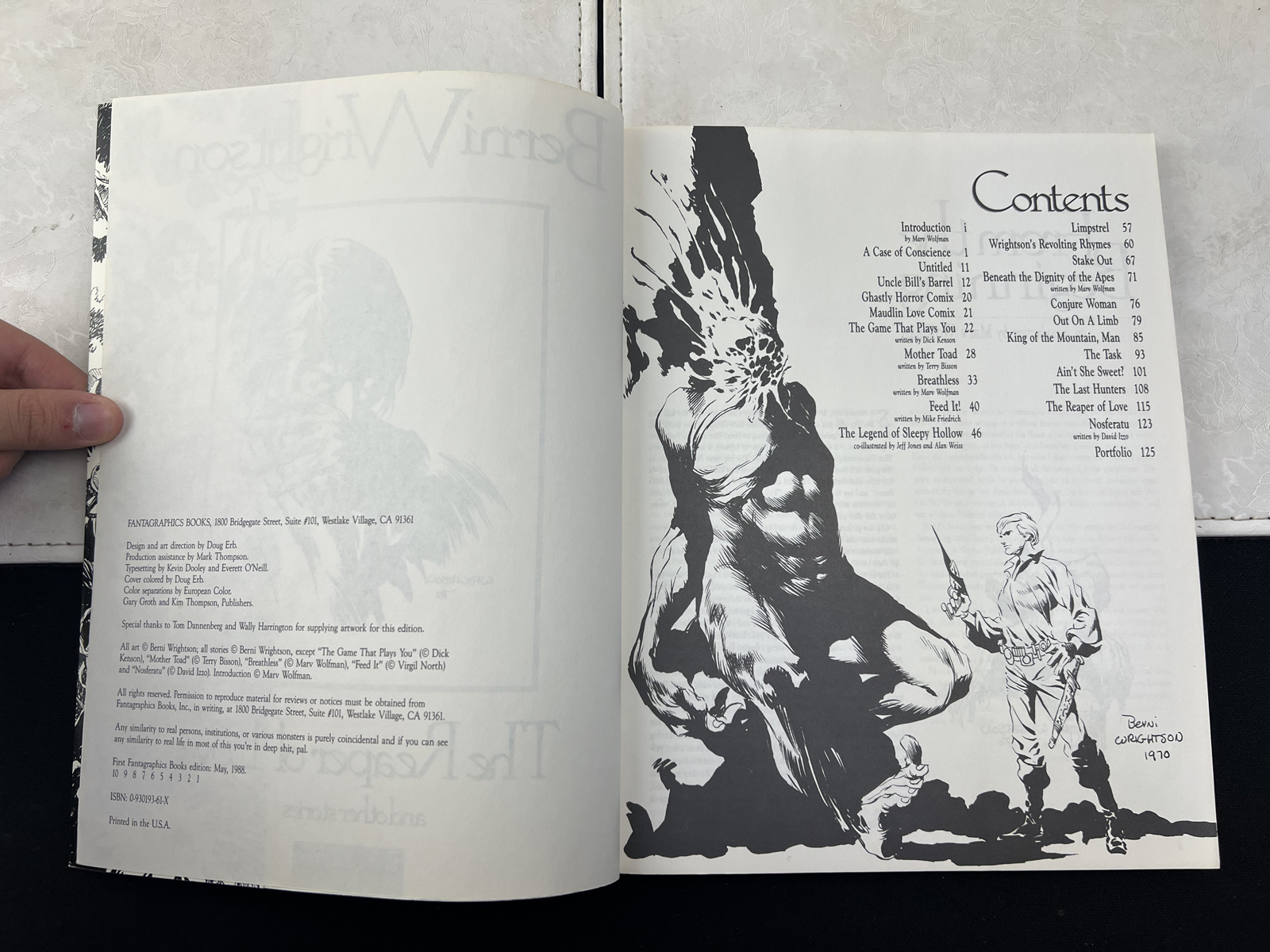 1988 Fantagraphics The Reaper of Love and Other Stories - Berni Wrightson