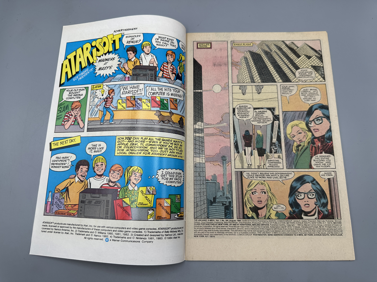 Marvel The Uncanny X-Men #184 August 1984 First Appearance of Forge