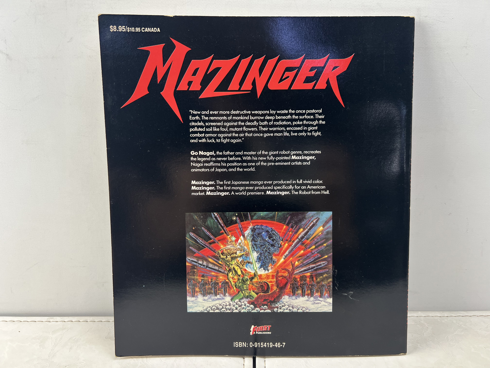 1988 First Publishing Mazinger Go Nagai - First Edition, First Printing.
