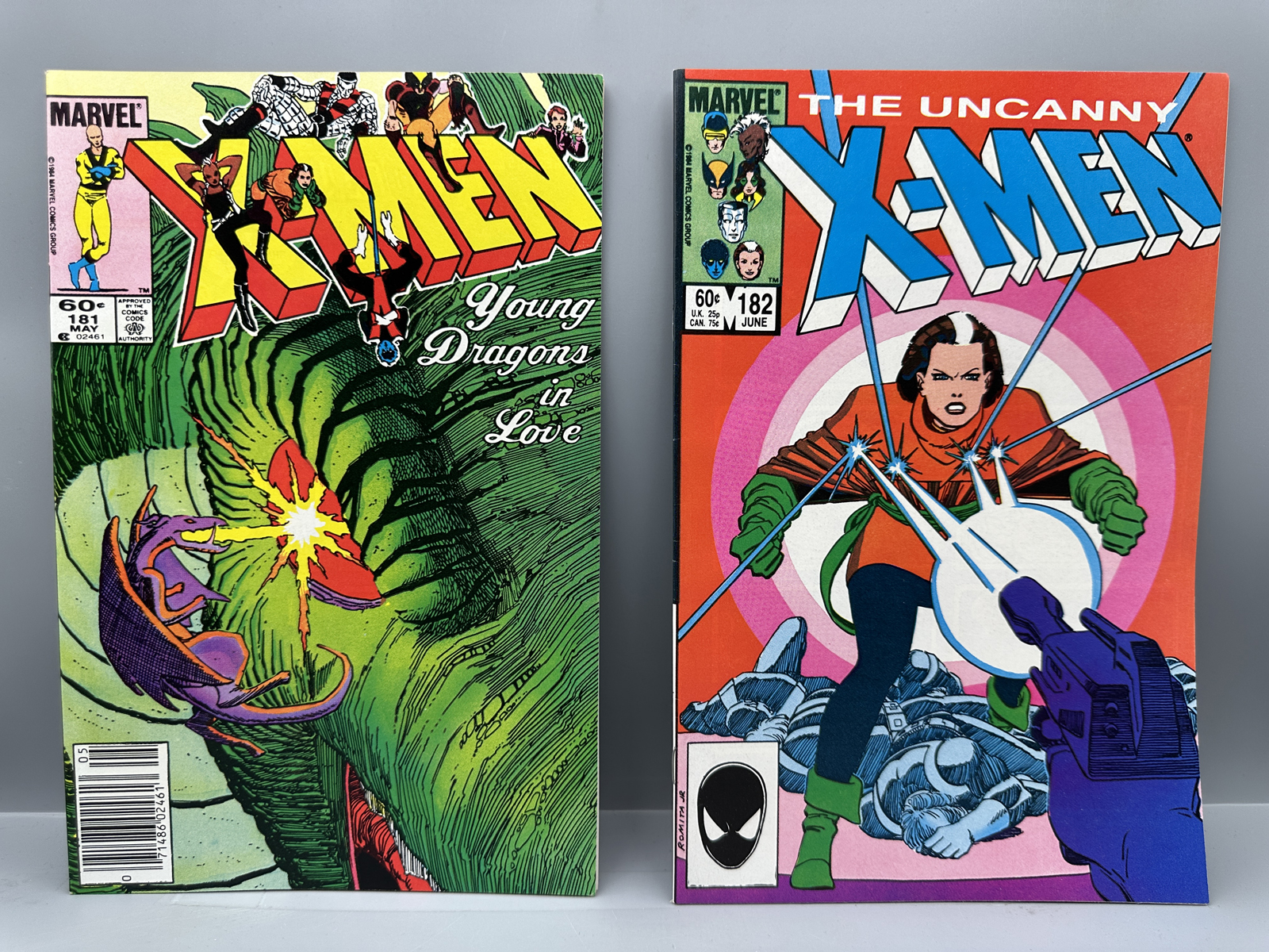 Marvel The Uncanny X-Men #181 and 182