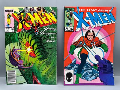 Marvel The Uncanny X-Men #181 and 182
