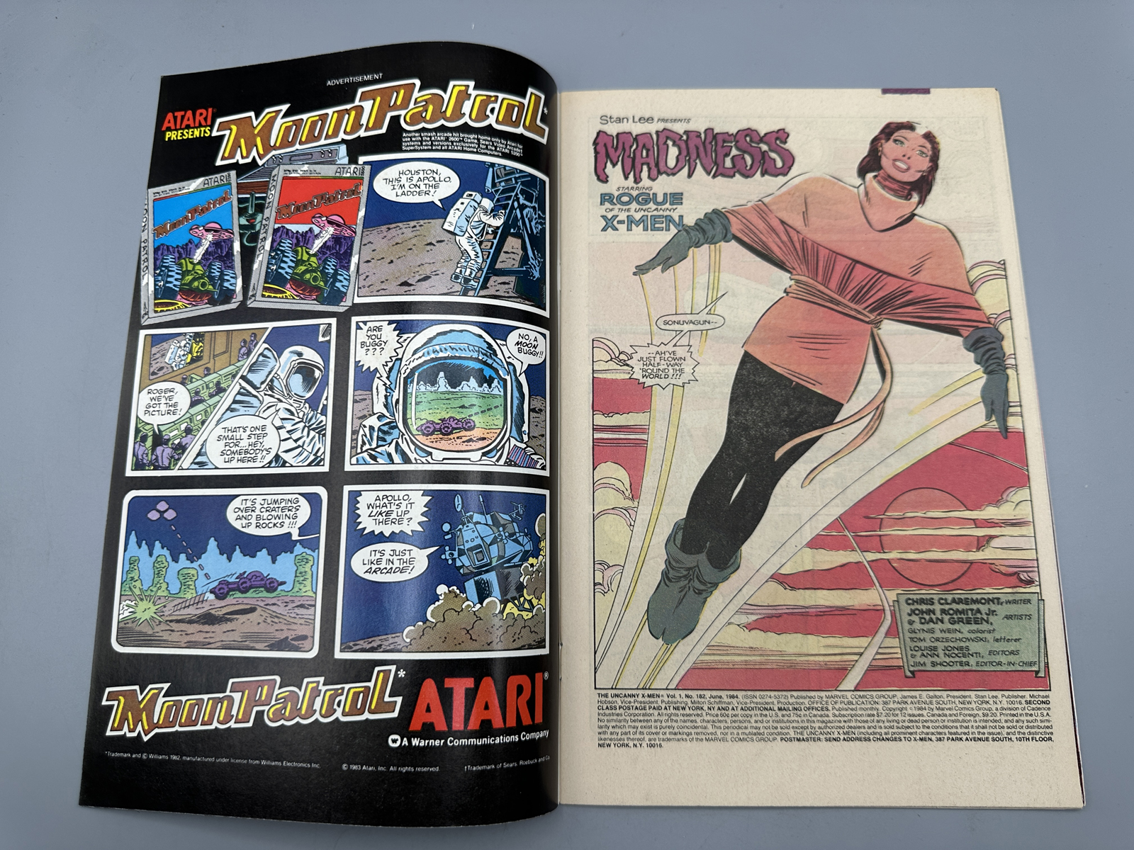 Marvel The Uncanny X-Men #181 and 182