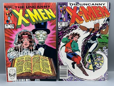 Marvel The Uncanny X-Men #179 and #180, March-April 1984