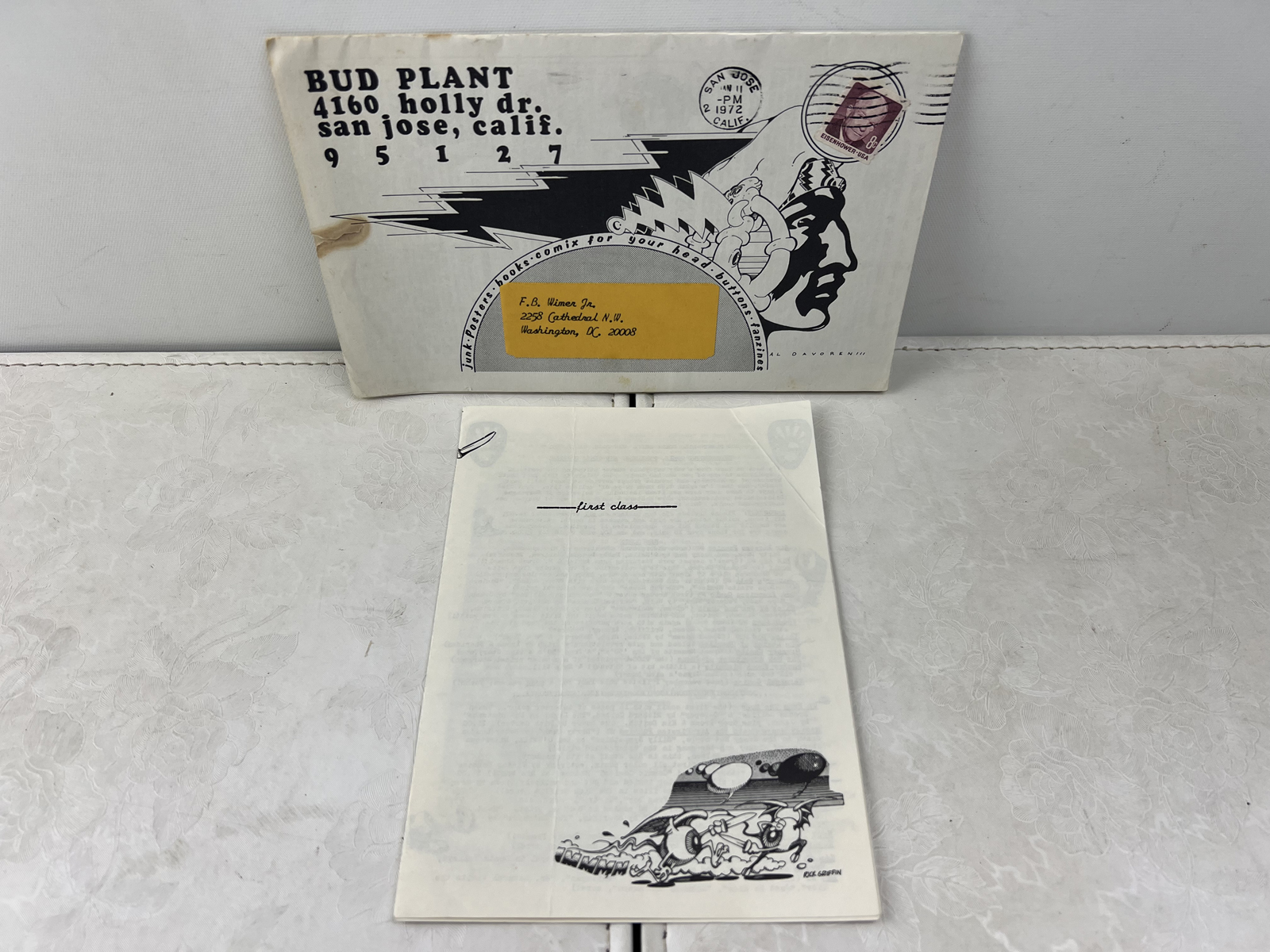 Underground Comix, Fanzines, and Other Goodies List #6 - Bud Plant, 1971