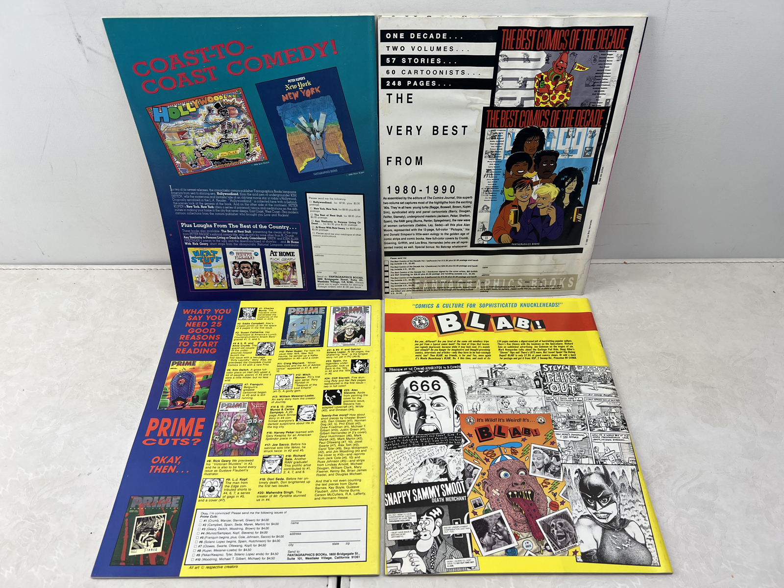 1988-89 Fantagraphics Books - Stickboy Lot of 4