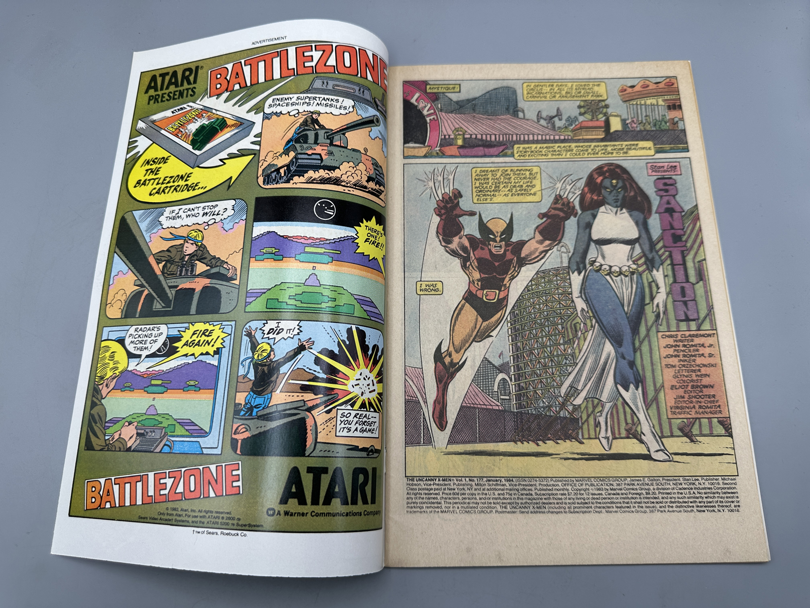 Marvel The Uncanny X-Men #177 January 1984