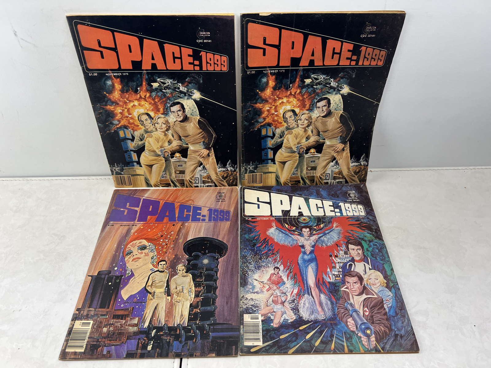 1975-76 Charlton Space: 1999 Magazines Lot of 4