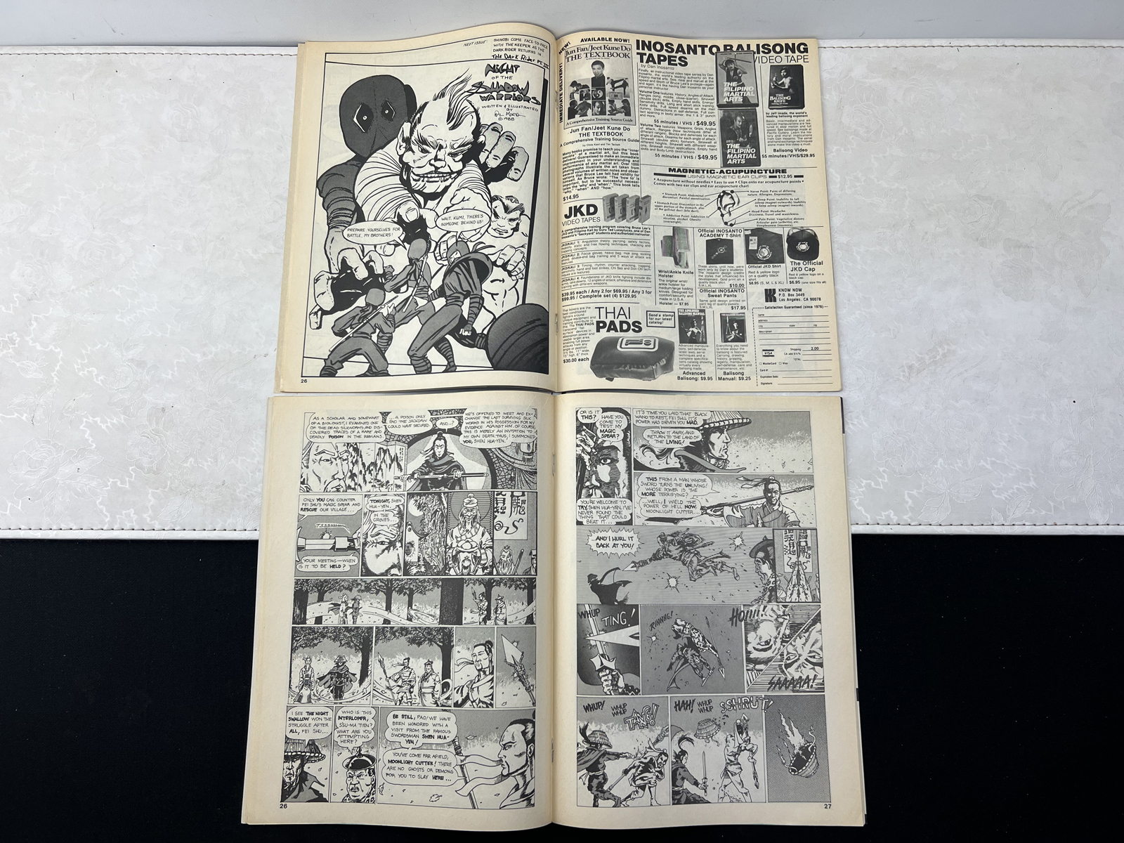 CFW Enterprises Tales of the Ninja Warriors #10 and Tales of the Kung-Fu Warriors #11, 1989