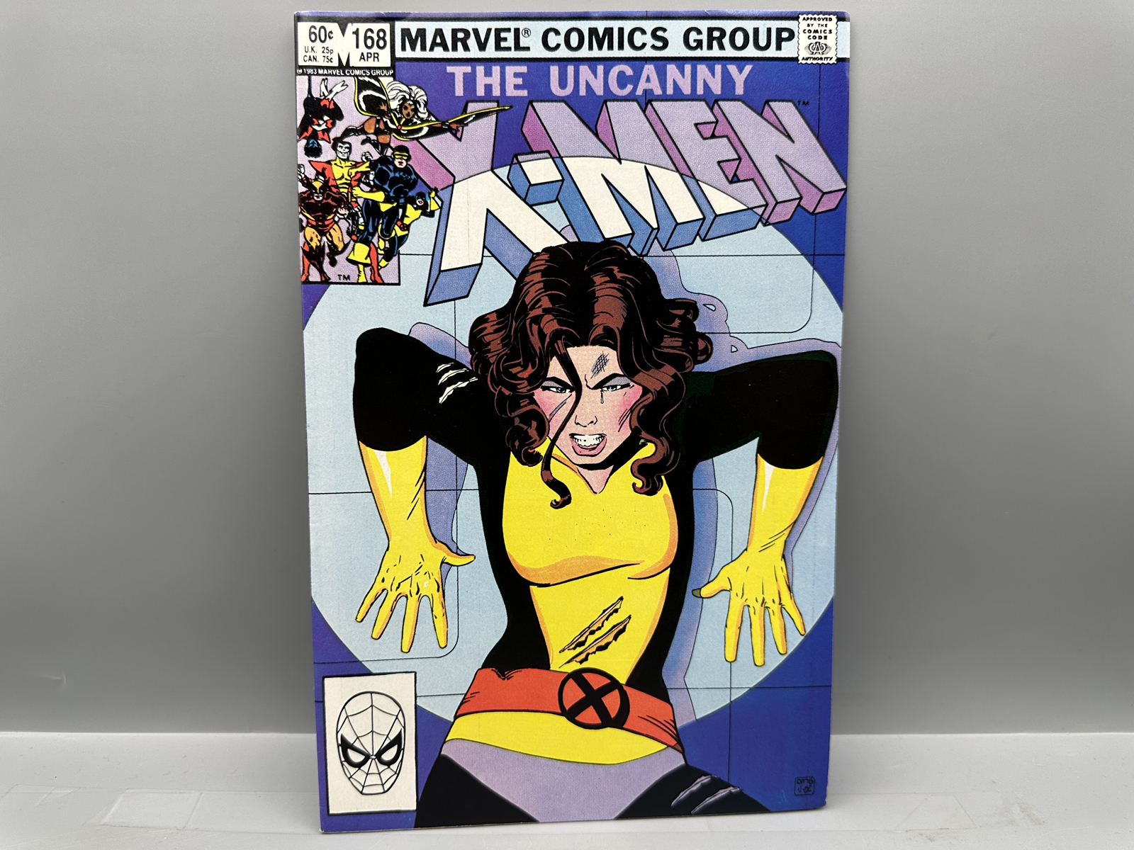Marvel The Uncanny X-Men #168 April 1983 - Signed by Paul Smith and Bob Wiacek on splash page