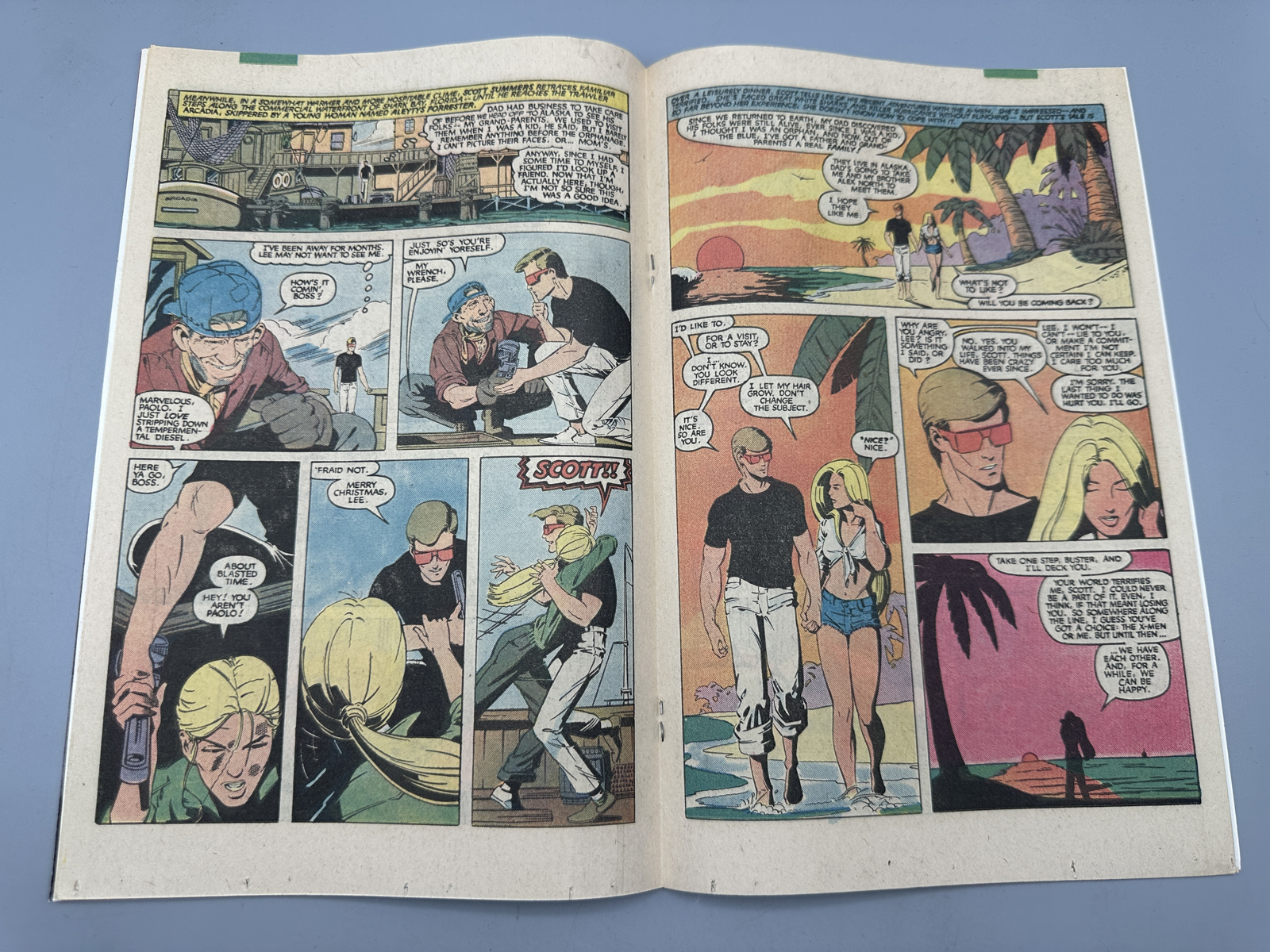 Marvel The Uncanny X-Men #168 April 1983 - Signed by Paul Smith and Bob Wiacek on splash page