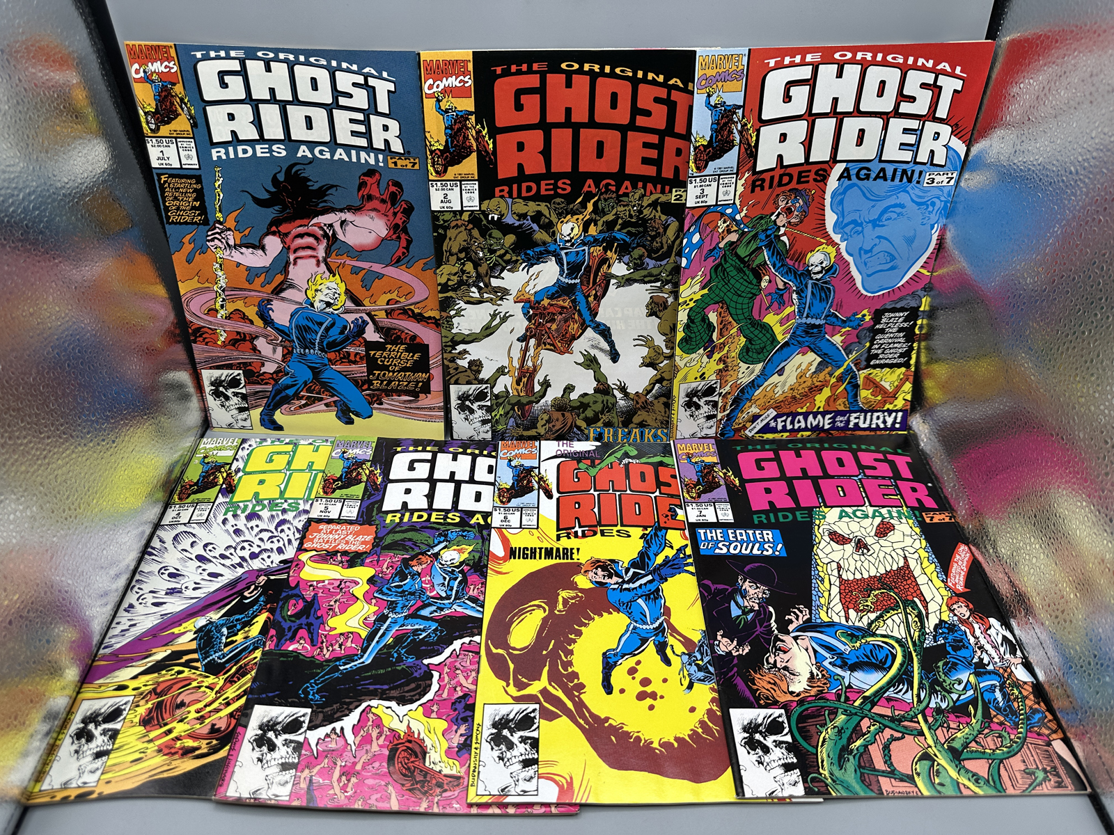 Marvel The Original Ghost Rider Rides Again #1-7 Complete Mini-Series Run (1991)