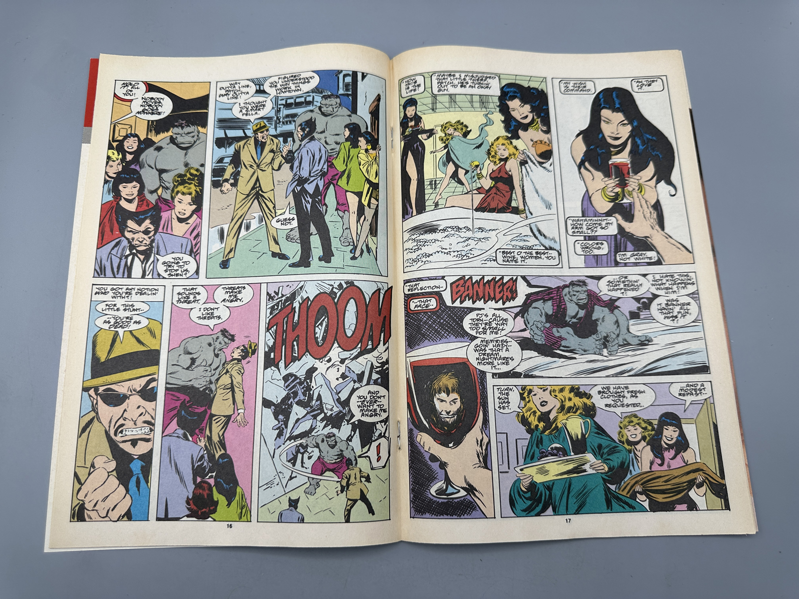 Marvel Wolverine #8 June 1989 - Classic Patch/Grey Hulk Cover