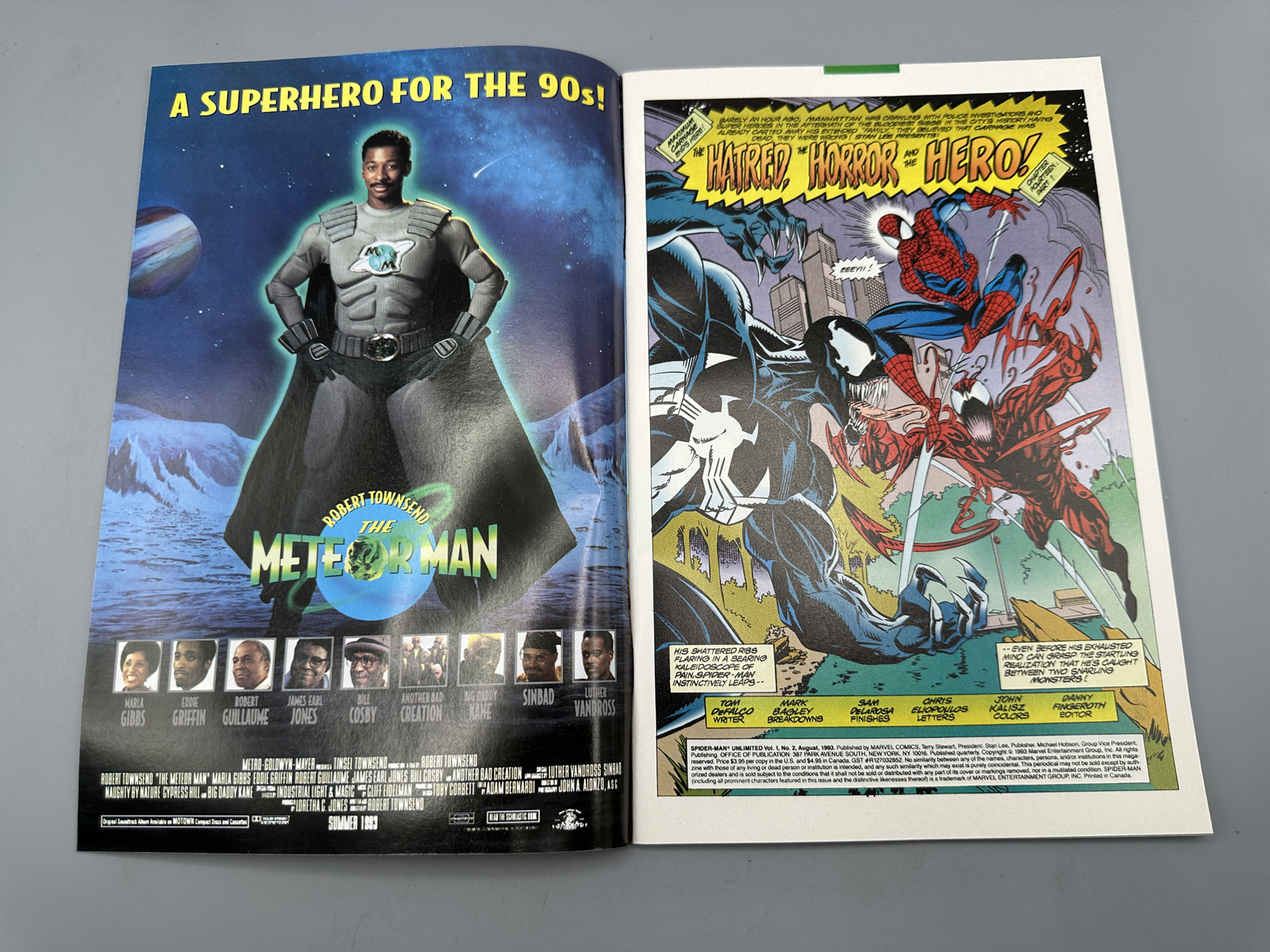 Marvel Spider-Man Unlimited Comic Books #2, 4, 5, and 7