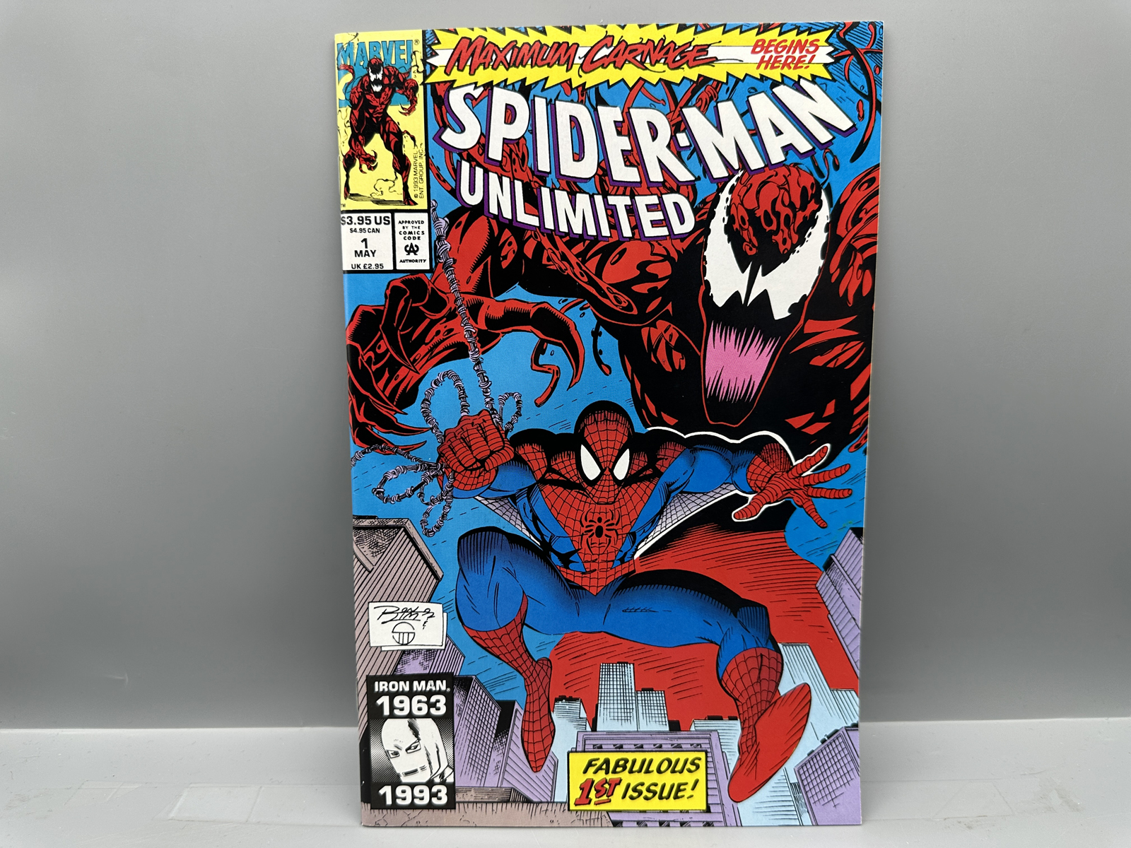 Marvel Spider-Man Unlimited #1 (1993) Maximum Carnage Part 1, 1st Appearance of Shriek