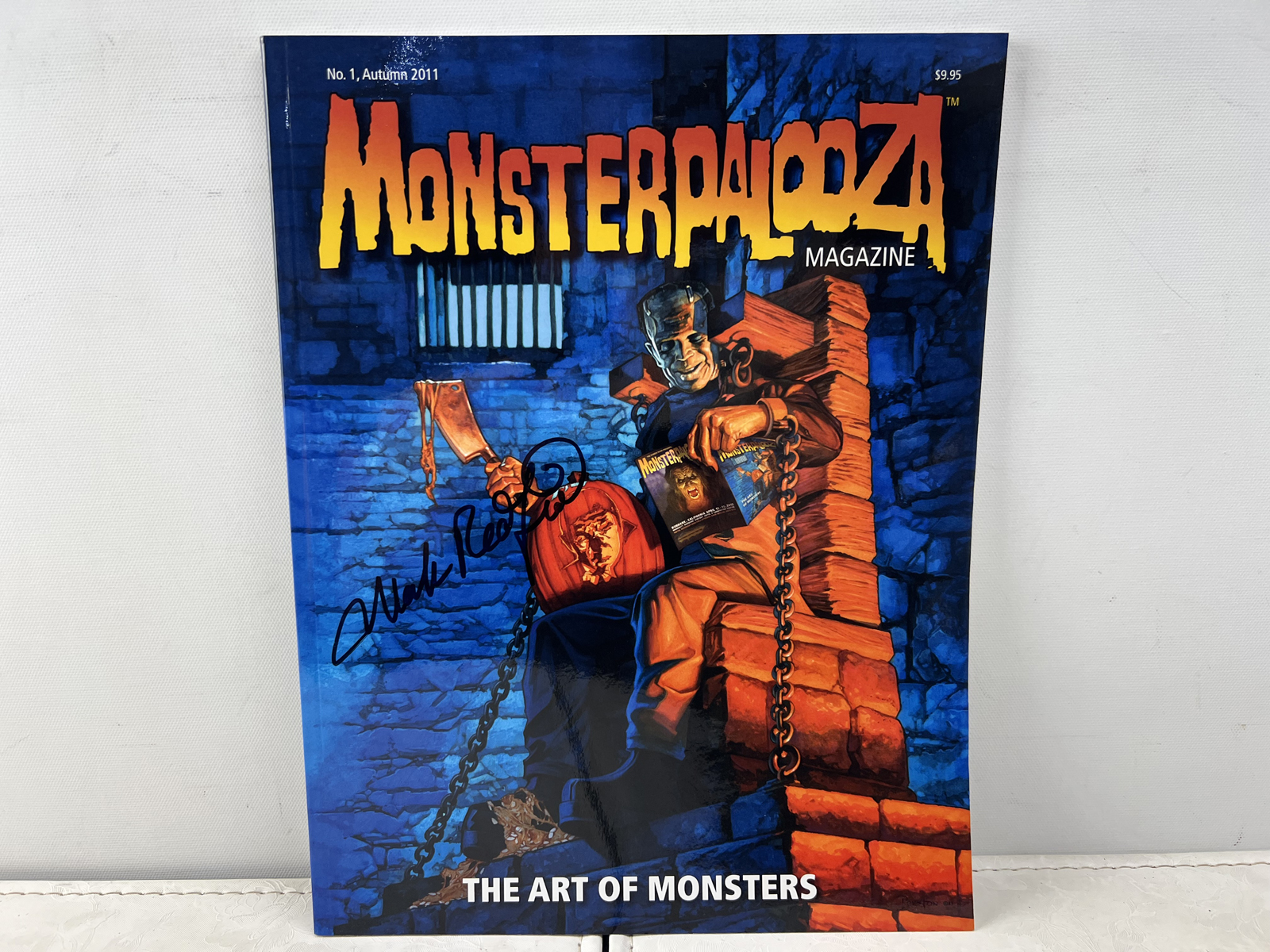 Monsterpalooza Magazine #1 Autumn 2011 Signed by Mark Redfield