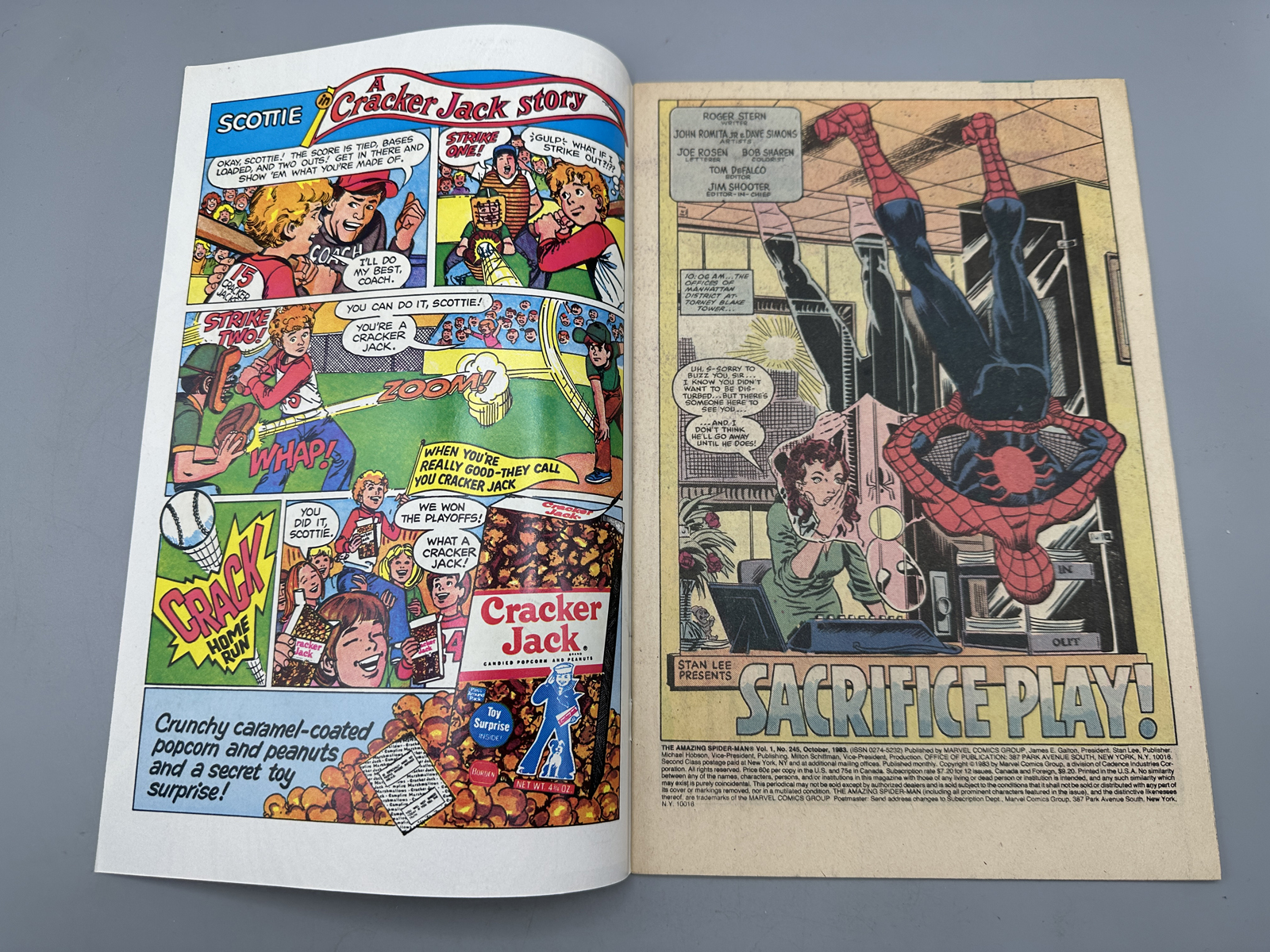 Marvel The Amazing Spider-Man #245, October 1983, Direct Edition - The Hobgoblin