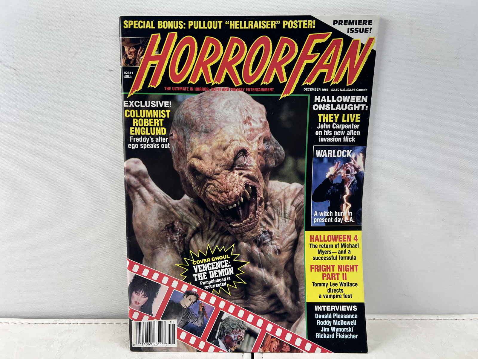 1988 Charlotte Magazine Corp Horrorfan #1 - Premiere Issue