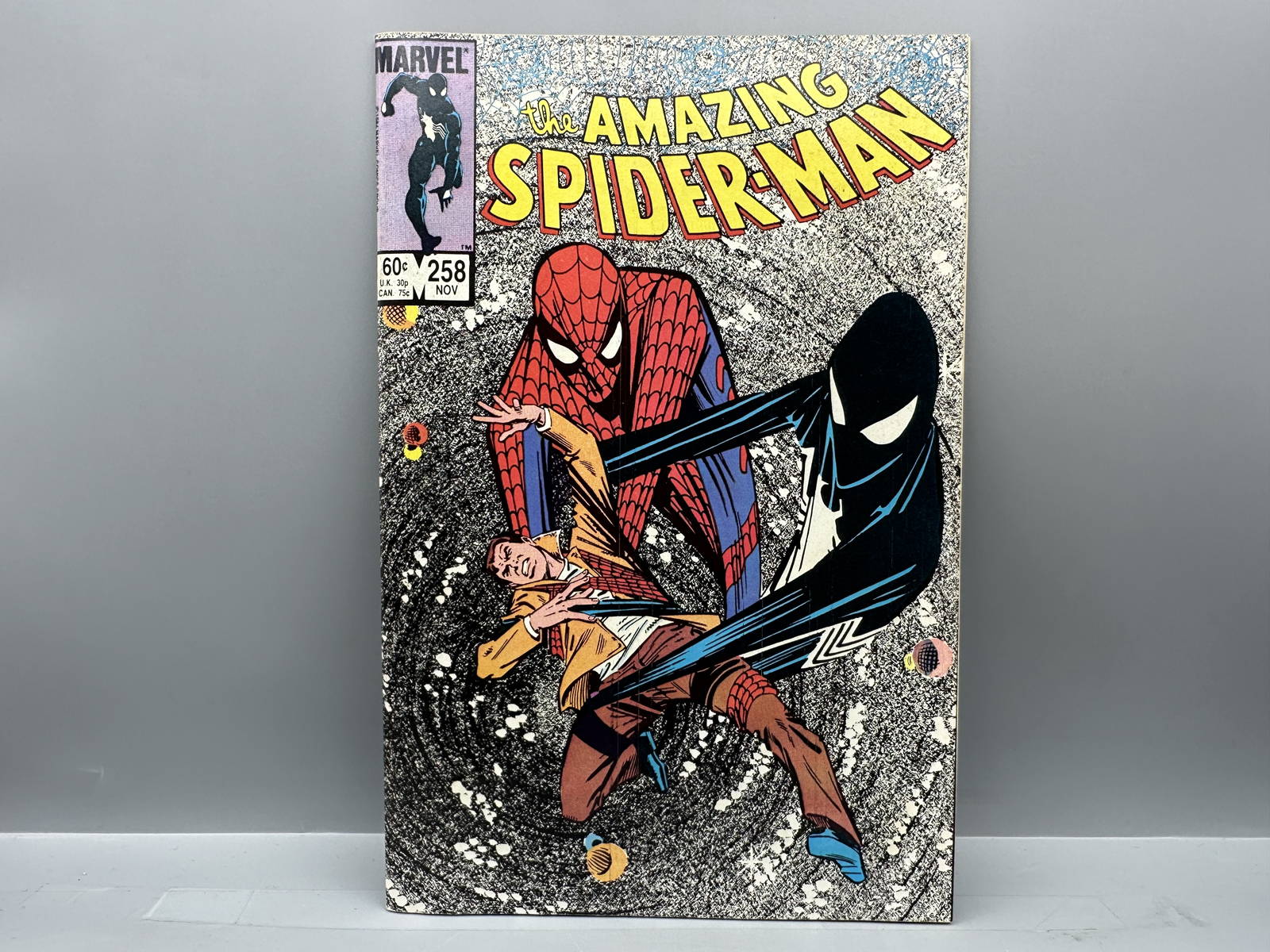Marvel The Amazing Spider-Man #258 November 1984 Direct Edition - Black costume revealed to be alien symbiote