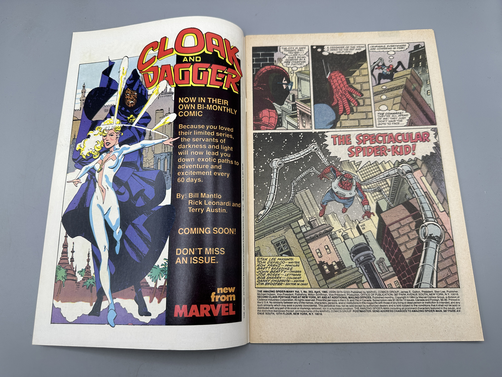 Marvel The Amazing Spider-Man #263 April 1985 - 1st app of Normie Osborn