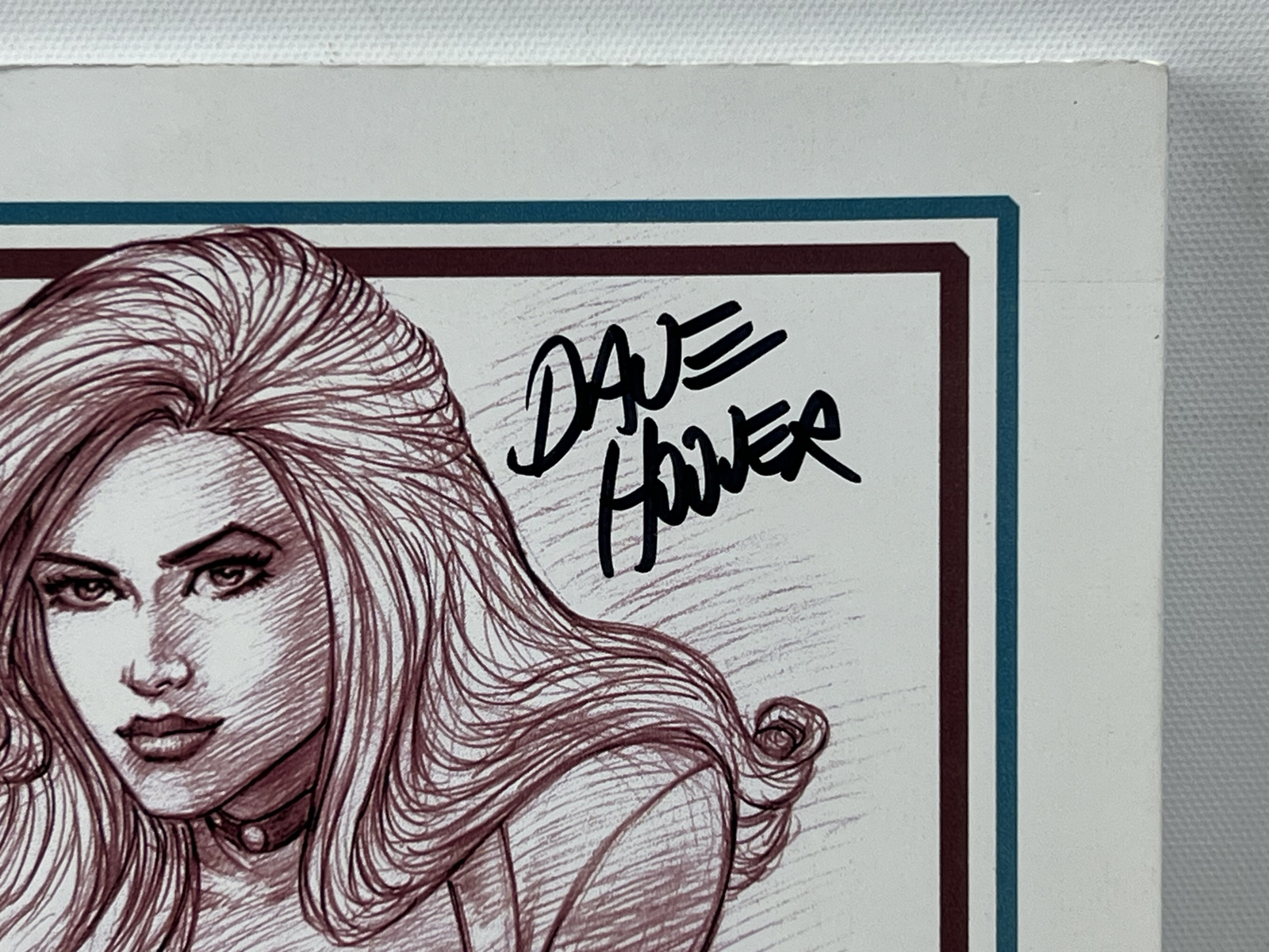 SKETCHES: The Art of Dave Hoover - Signed by Hoover on front cover