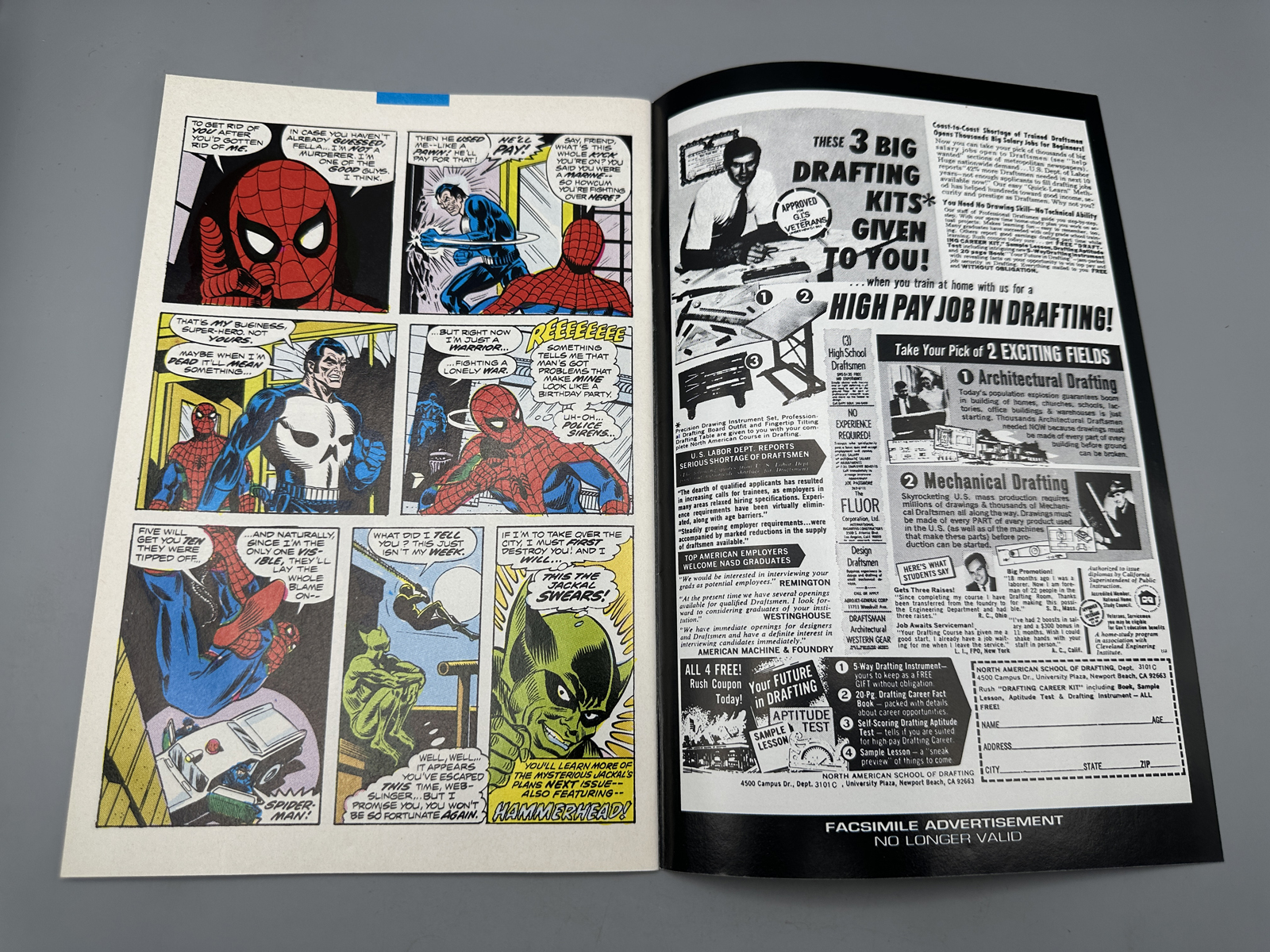 Marvel Milestone Edition The Amazing Spider-Man #129 Silver Border Reprint of 1st app of The Punisher