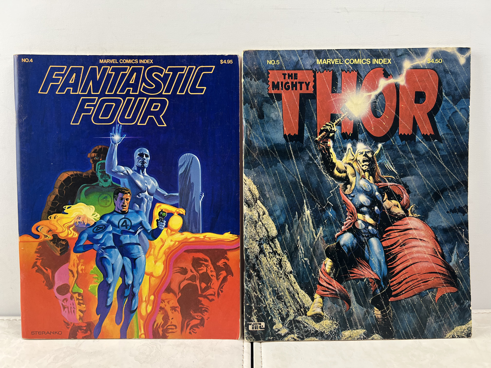 Marvel Comics Index #4 and 5 (1977)