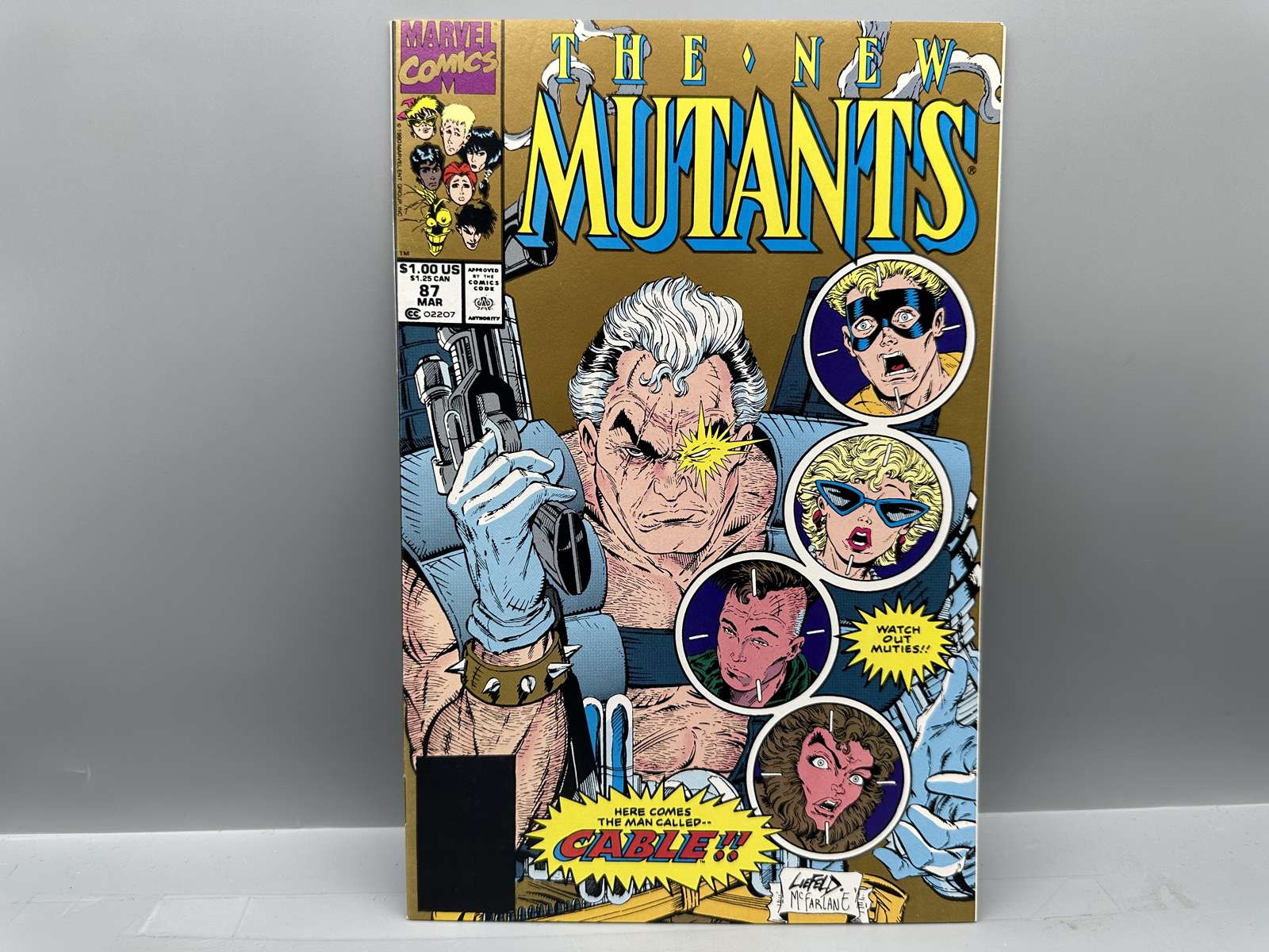 Marvel The New Mutants #87 Second Printing March 1990 - 1st app of Cable