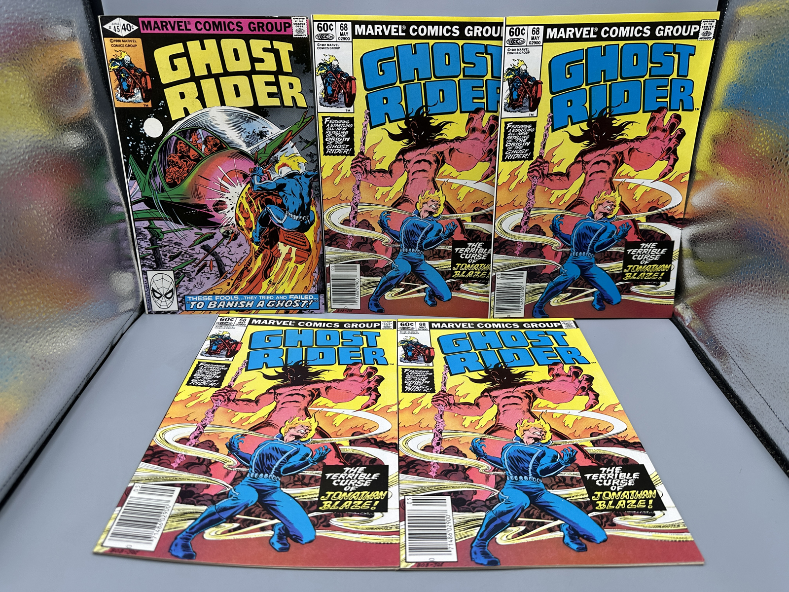Marvel Comics Ghost Rider Comic Books Lot of 5 - #45 and 68