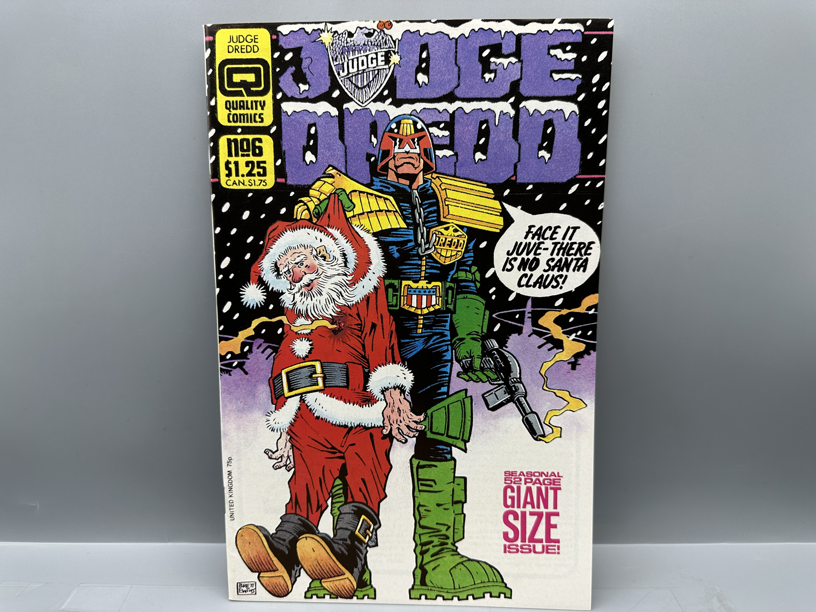 1987 Quality Comics Judge Dredd #6 and 8