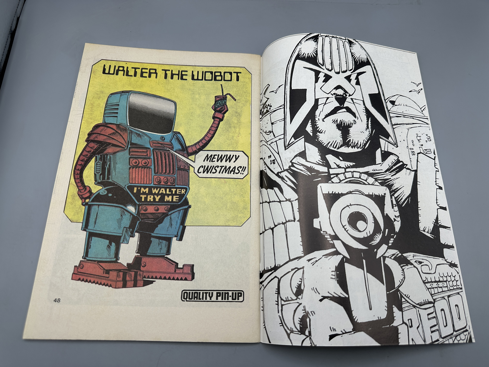 1987 Quality Comics Judge Dredd #6 and 8