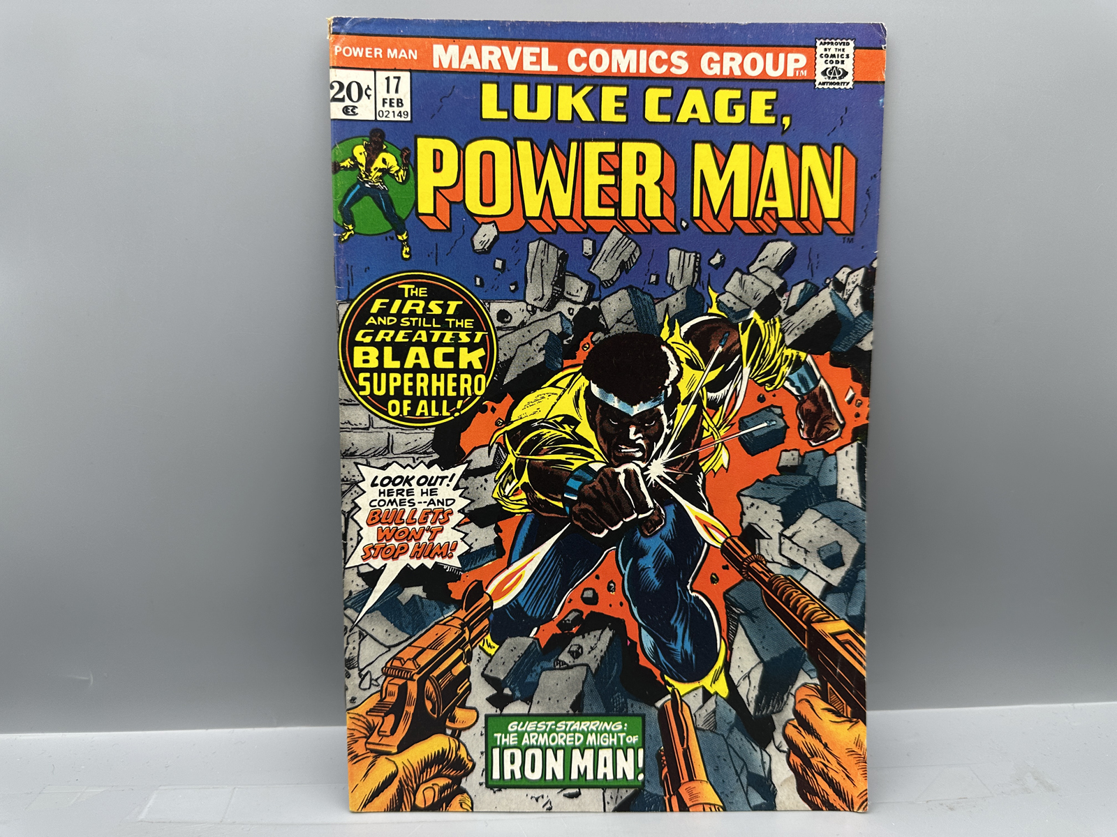 Marvel Luke Cage Power Man #17 February 1974 - 1st issue with Power Man title