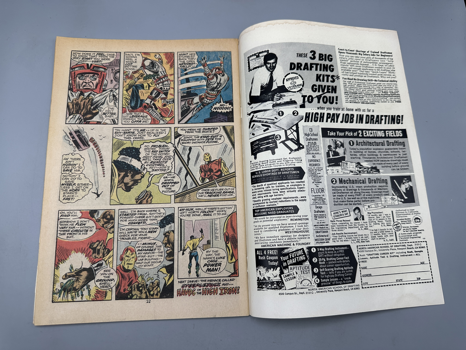 Marvel Luke Cage Power Man #17 February 1974 - 1st issue with Power Man title