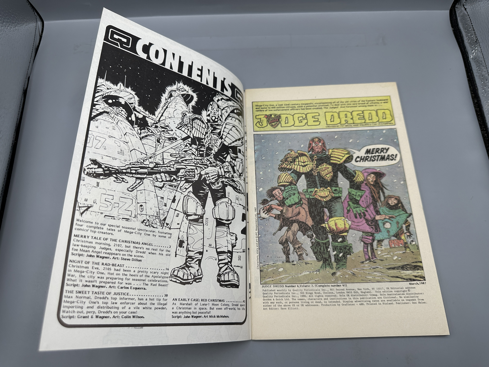 1987 Quality Comics Judge Dredd #6 Lot of 2