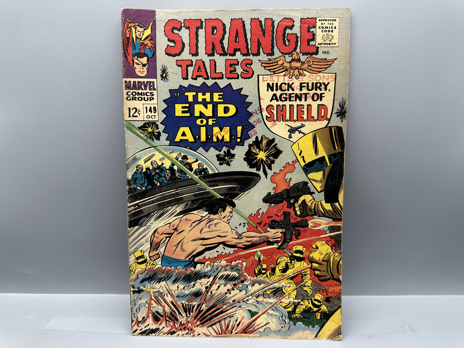 Marvel Strange Tales #149 October 1966 Nick Fury and Doctor Strange
