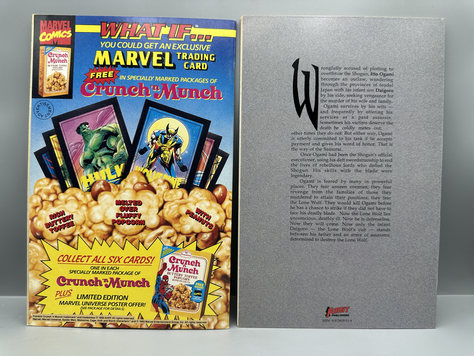Marvel Comics The Warlock Chronicles #1 and First Comics Lone Wolf and Cub #1