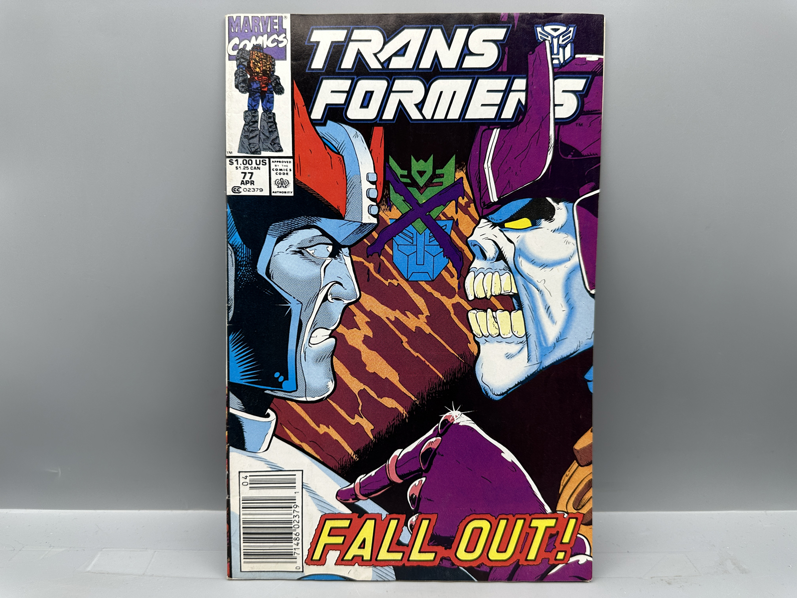 Marvel The Transformers #77 April 1991 - Near end of the run - Low production