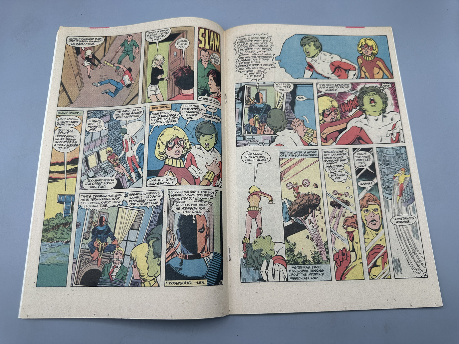 Lot of 3 Misc Comic Books featuring Marvel Team-Up #88, Marvel Two-In-One #69, and The New Teen Titans #34