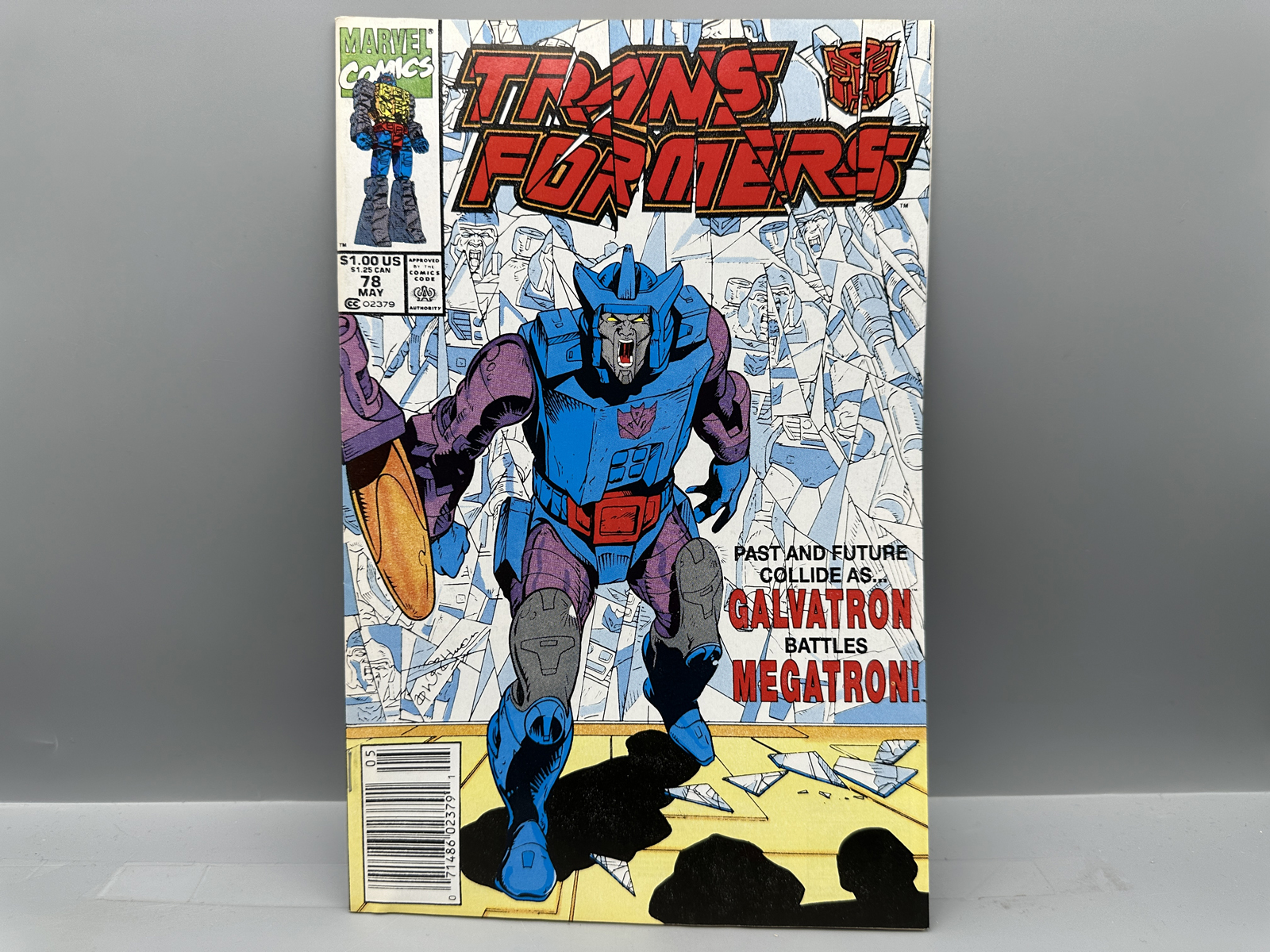 Marvel The Transformers #78 May 1991 - First Megatron vs Galvatron Battle - Near end of the run - Low production