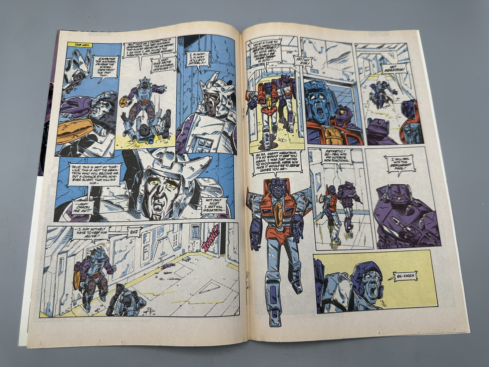 Marvel The Transformers #78 May 1991 - First Megatron vs Galvatron Battle - Near end of the run - Low production