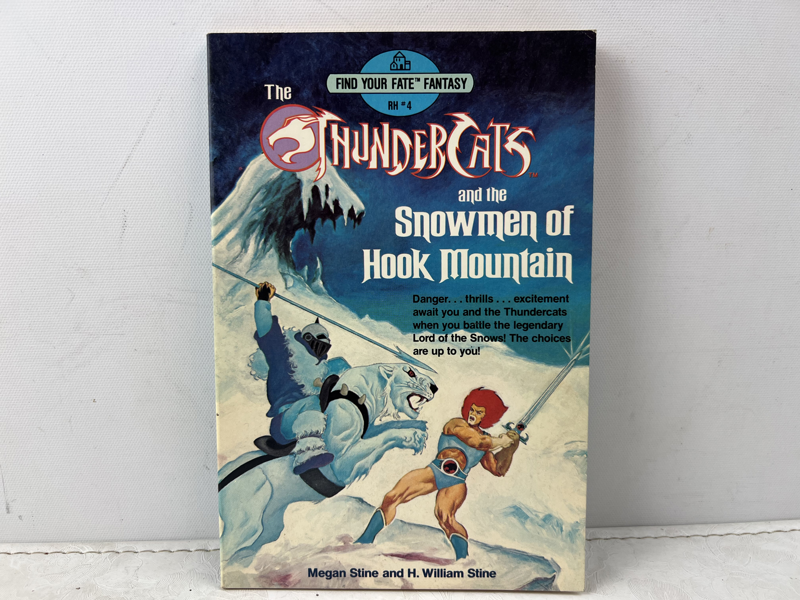 1985 Random House Thundercats and the Snowmen of Hook Mountain Find Your Fate Fantasy, First Printing
