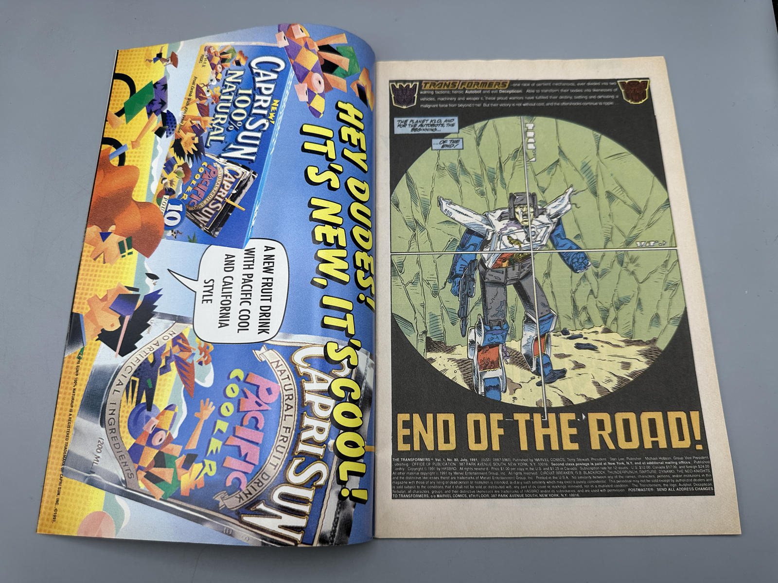 Marvel The Transformers #80 July 1991 Final Issue - Low production - Tough book
