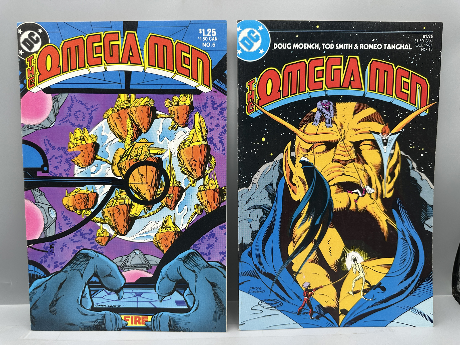 DC Comics The Omega Men Comic Books #5 and 19 (1983-1984)