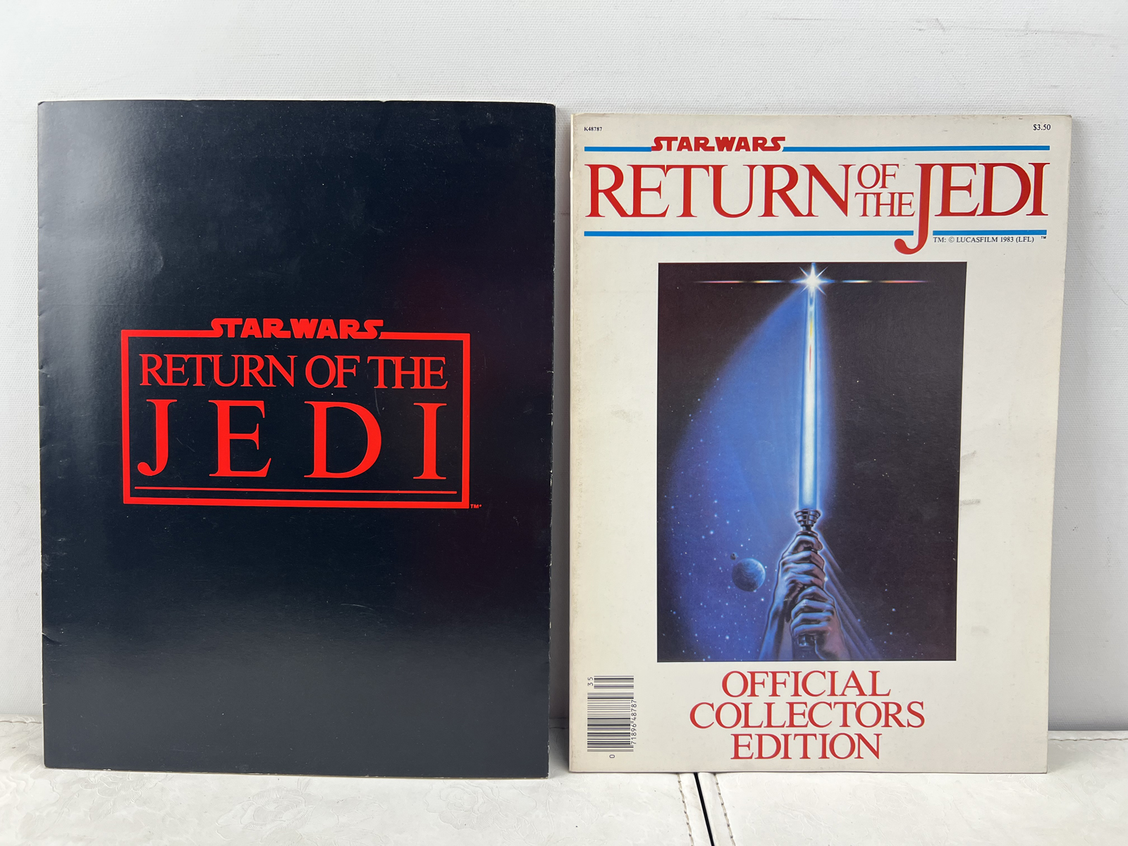 1983 Star Wars: Return of the Jedi Original Movie Premiere Program & Collectors Edition Storybook