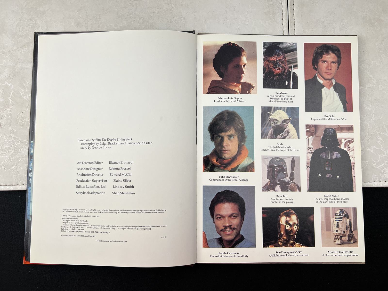 1980, 1983 Random House Star Wars: Empire Strikes Back & Return of the Jedi Storybooks